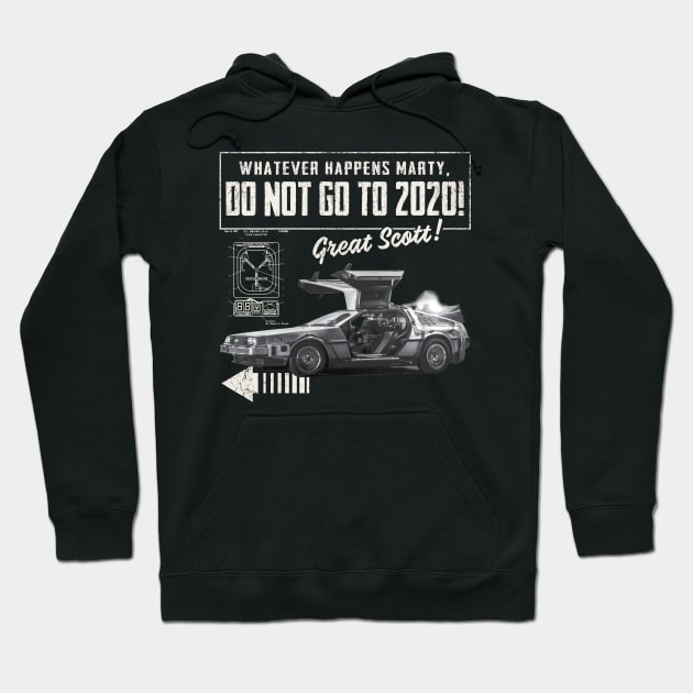 Whatever happens Marty, don't go to 2020! Hoodie by Alema Art